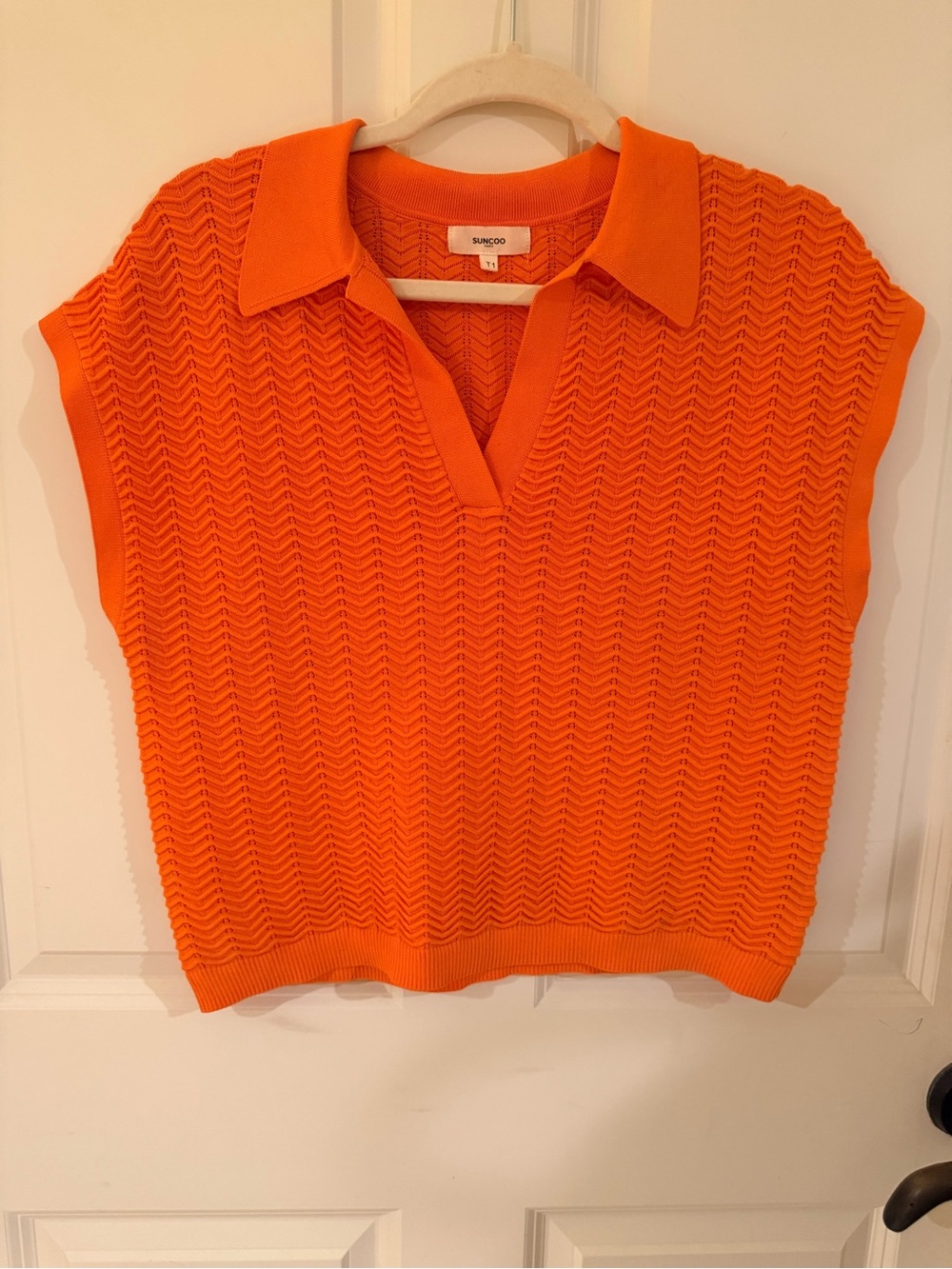 SUNCOO T1 POLO JUMPER PERIKEL-ORANGE
